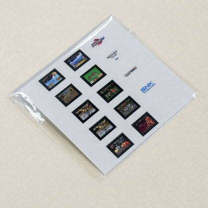 1:64 Arcade Series B Miniature Diorama Collection - Arcade Series B Sticker Set