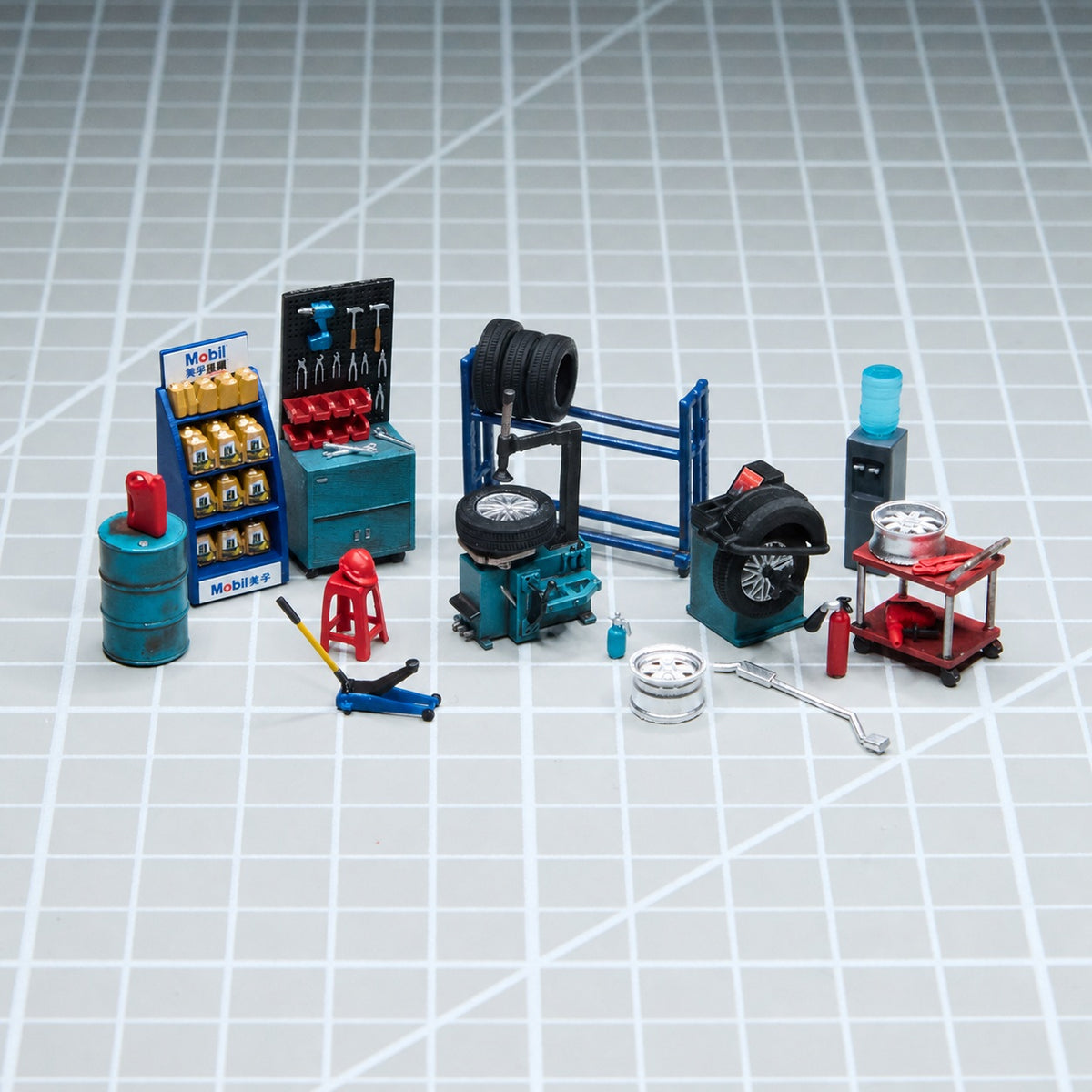 1:64 Auto Repair Shop Miniature Diorama Prop Series B & C - additional product image 15