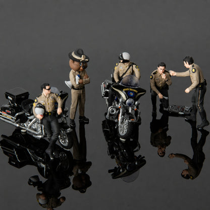 1:64 Harley-Davidson Electra Glide Revival FHP Motorcycle Diorama Prop - Black - additional product image 5