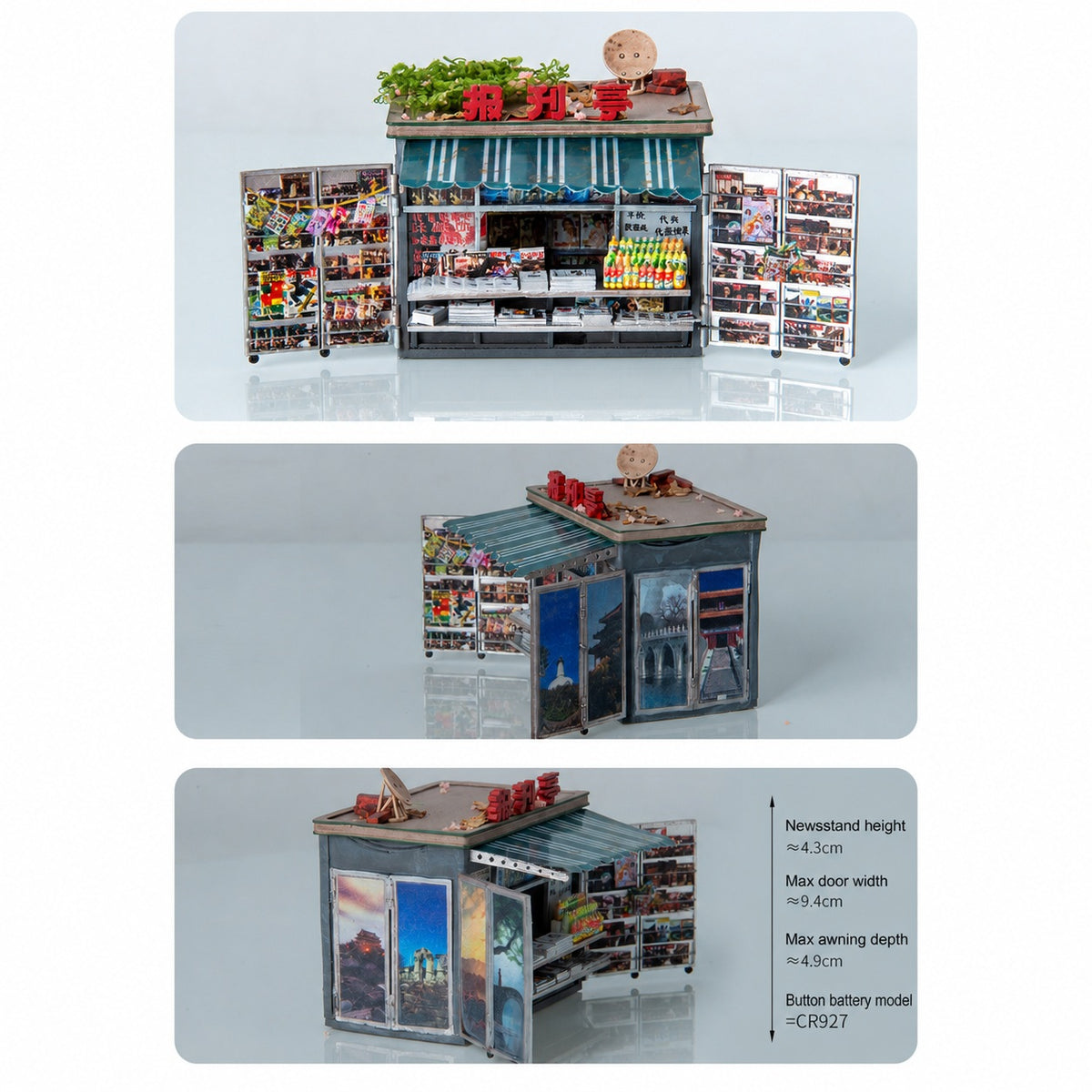 1:64 Old Street Newsstand Diorama Prop - additional product image 5